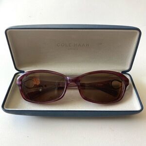 Cole Haan CH611 Eyeglasses Frames - Wine 57-16-135 With Case